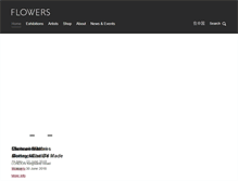 Tablet Screenshot of flowersgalleries.com